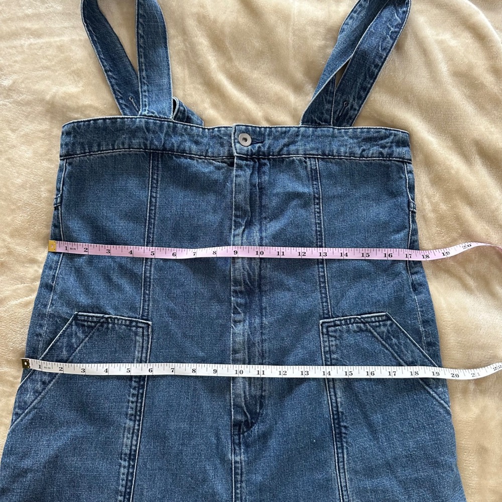Ray BEAMS Japanese Brand Wide-Leg Denim Overalls / Jumpsuit - Picture 7 of 9
